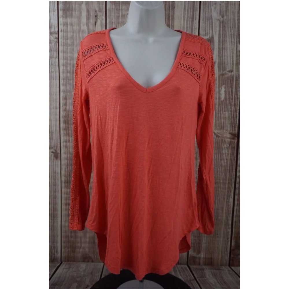 Deletta Anthropologie Women's Poppy Knit L/S Top